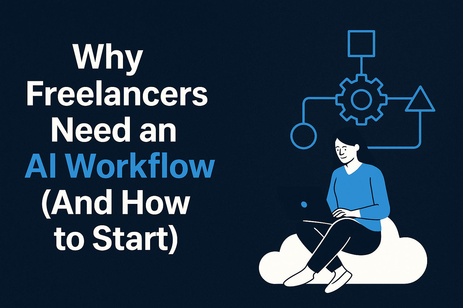 Freelancer building a smart AI content workflow